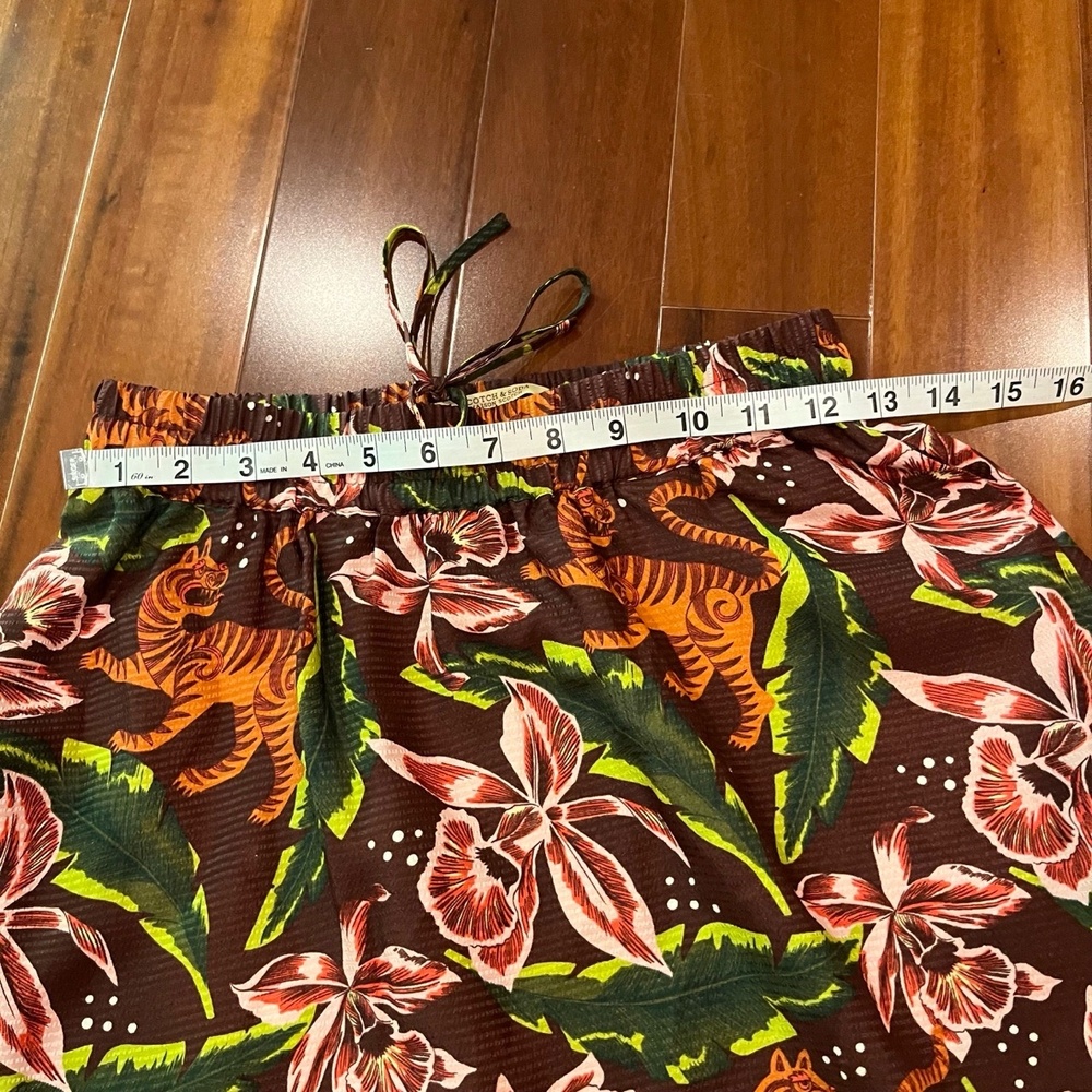Scotch Soda Maxi Skirt Tiger Aloha Hula‎ Maison Scotch Floral Resort Tropical XS - Picture 8 of 9